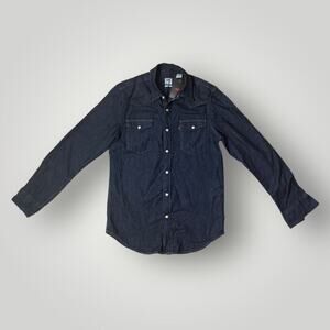 Levi'S Barstow Western Standard Shirt Rinse Blue - S